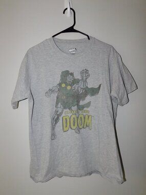 Doctor Doom t shirt - Marvel super villain - adult large